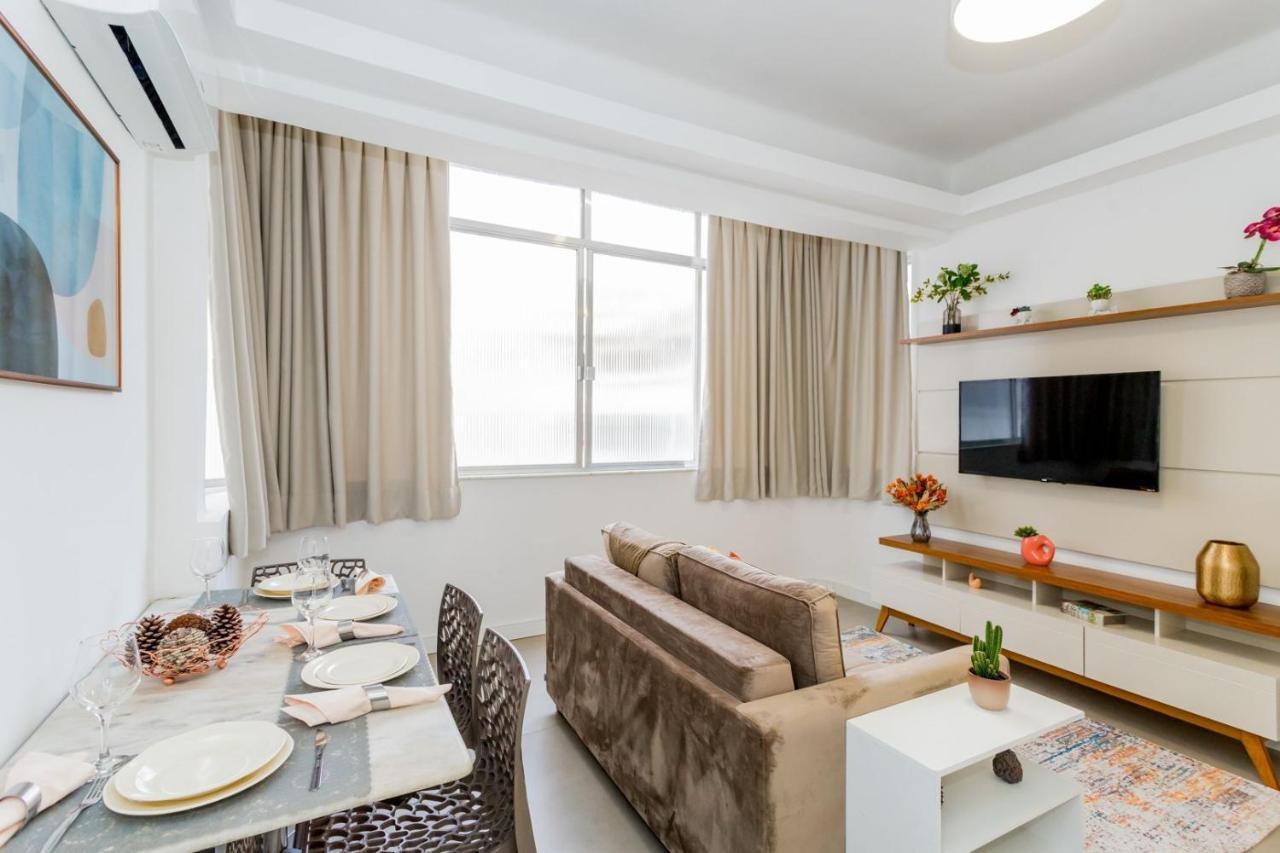 Relax Em Copacabana, Quarto E Sala, 150 Mt Da Praia, Cozinha, Maq De Lavar Roupa E Ar Рио-де-Жанейро Экстерьер фото