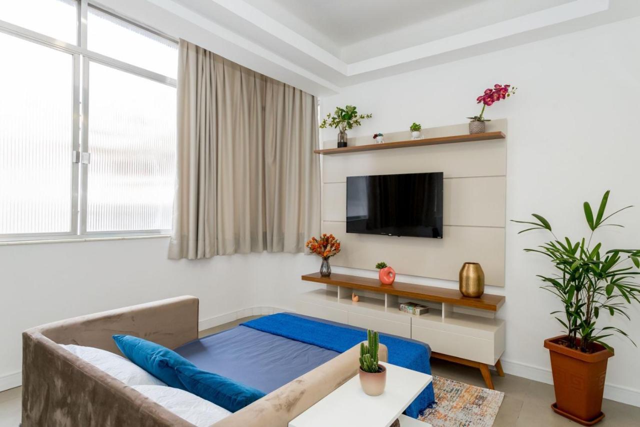 Relax Em Copacabana, Quarto E Sala, 150 Mt Da Praia, Cozinha, Maq De Lavar Roupa E Ar Рио-де-Жанейро Экстерьер фото